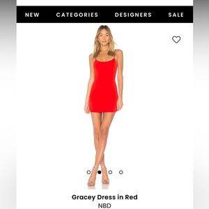 Revolve Red mini dress